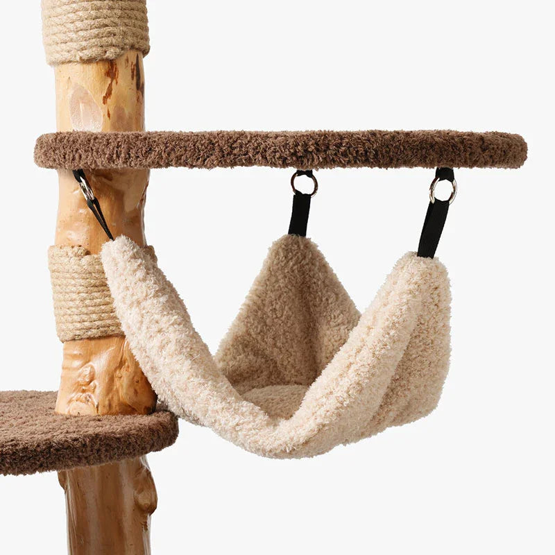 Treehouse Cat Tree for Multiple Cats Climbing Condo