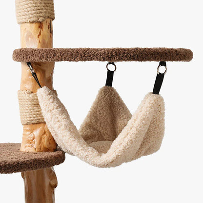Treehouse Cat Tree for Multiple Cats Climbing Condo